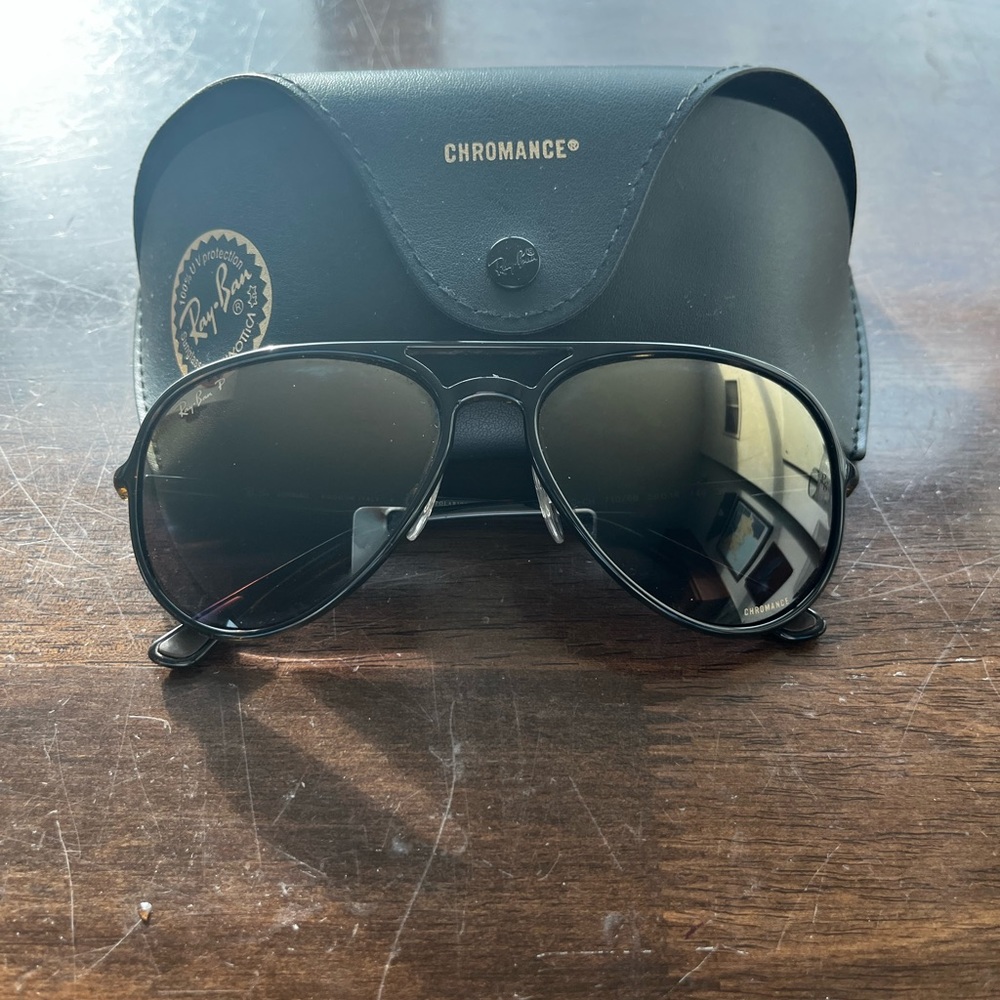 Ray-Ban Chromance Aviator- Brown Polarized
